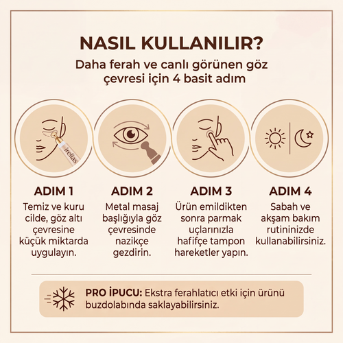 Titreşimli Göz Altı Kremi